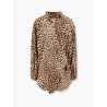 Cotton dress with animalier motif