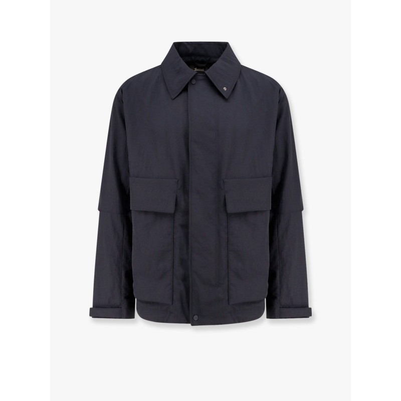 Laminar nylon jacket with maxi pockets