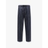 Cotton jeans with frontal pinces