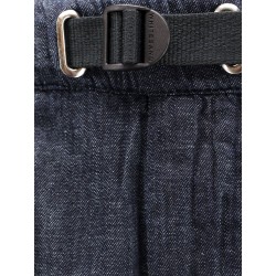 Cotton jeans with frontal pinces