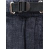 Cotton jeans with frontal pinces