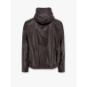Scritto b-way printed leather jacket