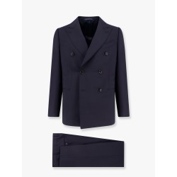 Norma double-breasted wool and mohair suit
