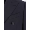 Norma double-breasted wool and mohair suit