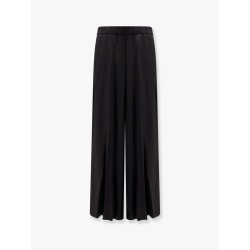 Wide leg viscose trouser