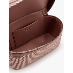 Shaggy deer beauty case with rhinestones