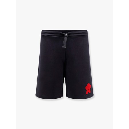 Cotton jogging bermuda shorts with logo detail