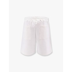 Cotton jogging bermuda shorts with logo detail