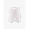 Cotton jogging bermuda shorts with logo detail