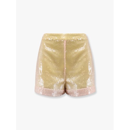 Shorts with allover sequins