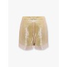 Shorts with allover sequins