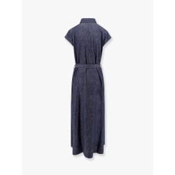 Denim chemisier long dress
