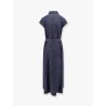 Denim chemisier long dress