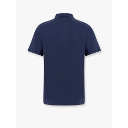 Cotton piquet polo shirt with vlogo embroidery