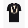 Cotton t-shirt with chez valentino print