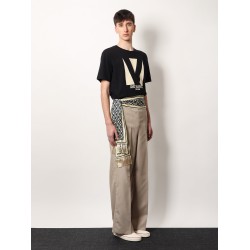 Cotton t-shirt with chez valentino print