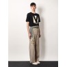 Cotton t-shirt with chez valentino print