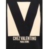 Cotton t-shirt with chez valentino print