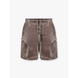 Bauhaus denim bermuda shorts with maxi pockets