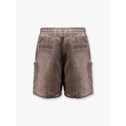 Bauhaus denim bermuda shorts with maxi pockets
