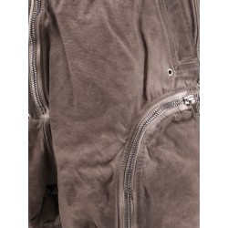 Bauhaus denim bermuda shorts with maxi pockets