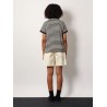 Striped cotton polo shirt