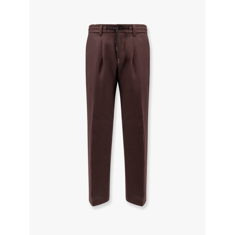 Relaxed fit linen trouser