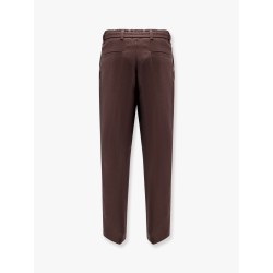 Relaxed fit linen trouser
