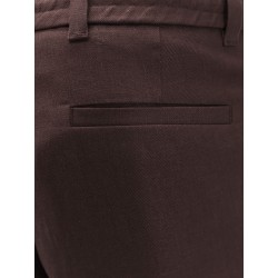 Relaxed fit linen trouser