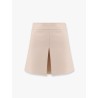 Trapeze mini wool and silk skirt