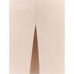 Trapeze mini wool and silk skirt