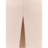 Trapeze mini wool and silk skirt