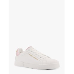 Portofino leather low-top sneakers with lateral lettering logo