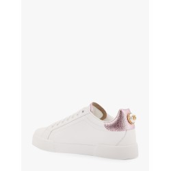 Portofino leather low-top sneakers with lateral lettering logo