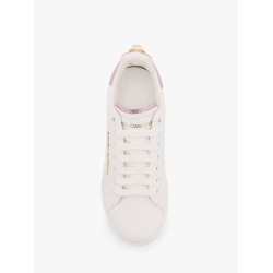 Portofino leather low-top sneakers with lateral lettering logo