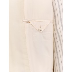 Anonymity of the lining reversible wool blend blazer