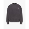 Cotton sweatshirt with washed out effect