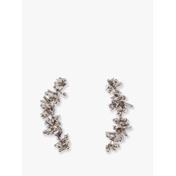 Long metal earrings