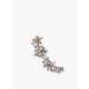 Long metal earrings