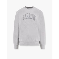 Cotton sweatshirt with logo on the front