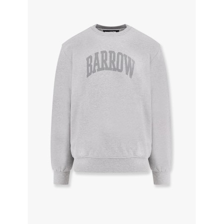Cotton sweatshirt with logo on the front
