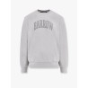 Cotton sweatshirt with logo on the front