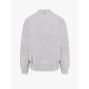 Cotton sweatshirt with logo on the front