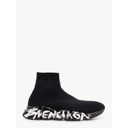 Speed 2.0 Full Clear Sole Graffiti knitted sneakers