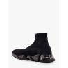 Speed 2.0 Full Clear Sole Graffiti knitted sneakers