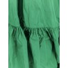 Violet one-shoulder long dress with ruffle