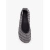Lorain mesh ballerinas with rhinestones inserts