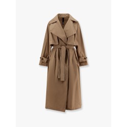 Margherita nylon trench coat with belt