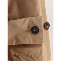 Margherita nylon trench coat with belt