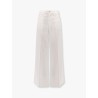 Cotton and linen trouser